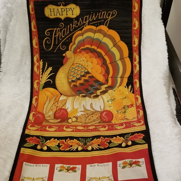 Thanksgiving Chair Throw - Picture 2 of 7